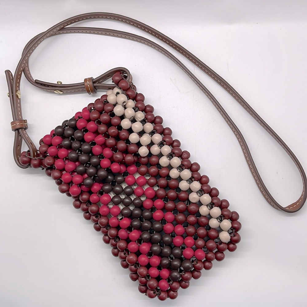 Ulla Johnson Wooden Bead Crossbody Bag